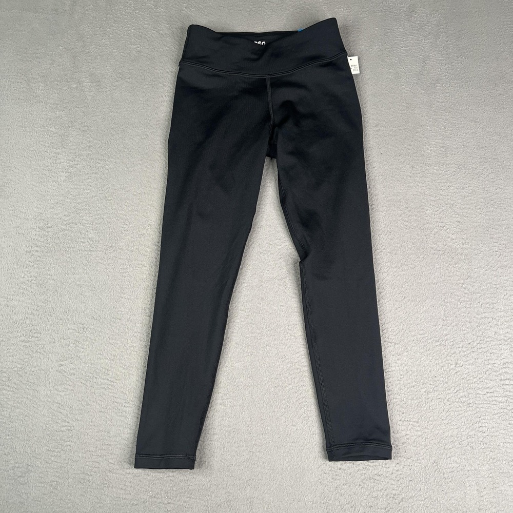DSG Cold Weather Compression Legging Girls Small Black Mid Rise Athletic Warm